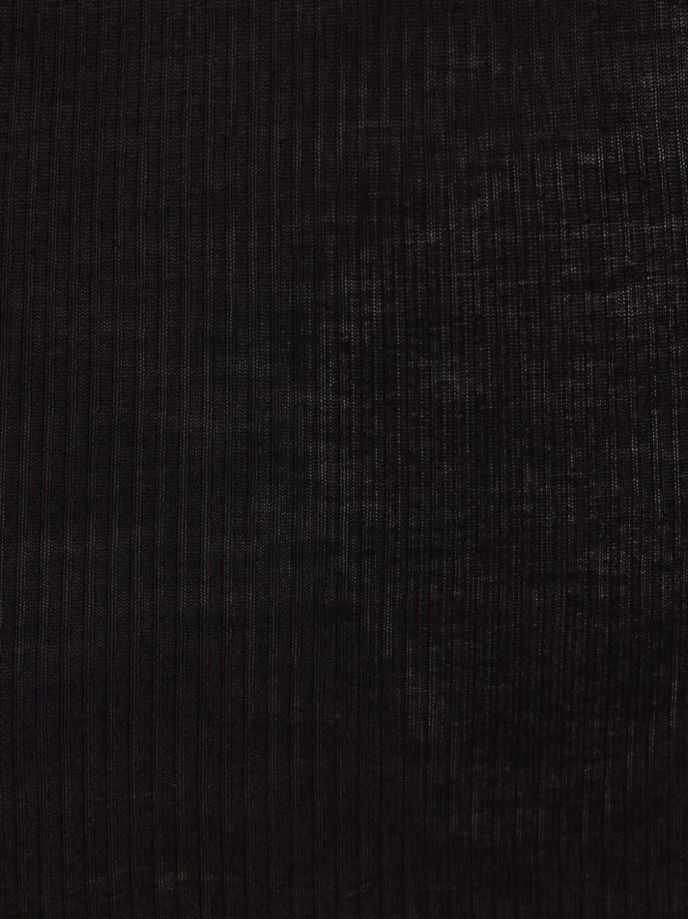 Rick Owens Long Sleeve T-shirt In Black