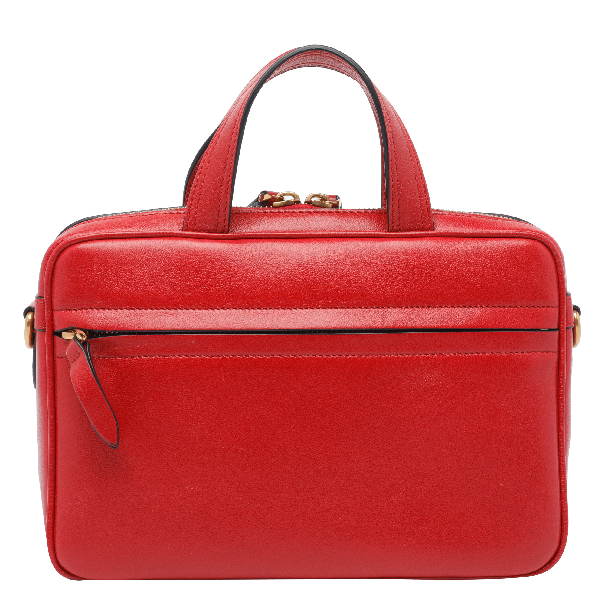 Valentino Shoulder Bag With Chain Strap And Double Handle In Red