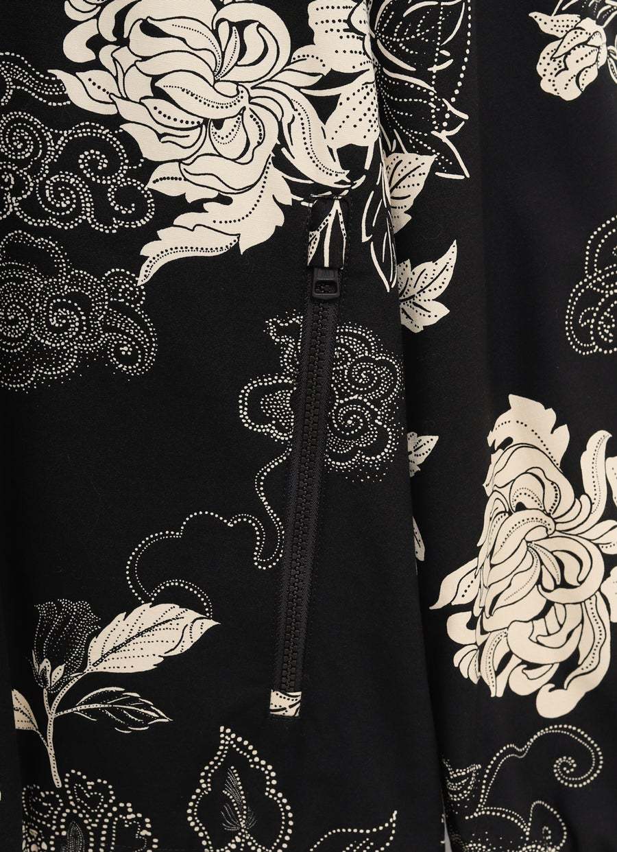Moncler Double-sided Casual Jacket In Black