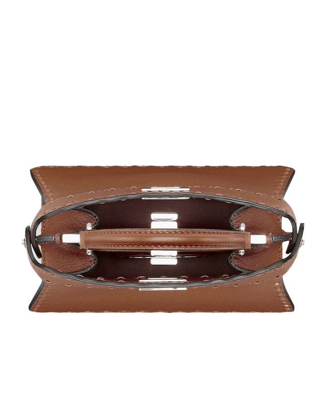 Fendi Peekaboo Iseeu Mini Bag In Brown