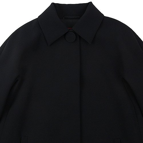 Max Mara Long-sleeved Coat In Black