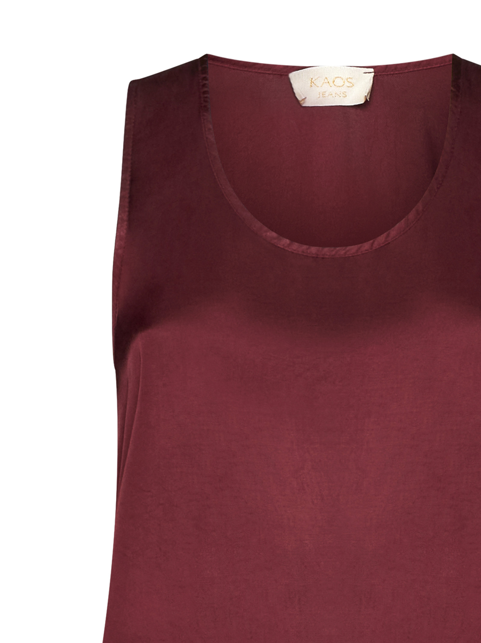 Kaos Crew Neck Vest In Red