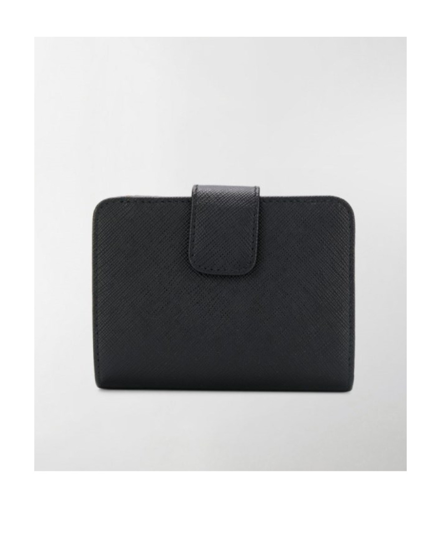 Prada Calf Leather Wallet In Black