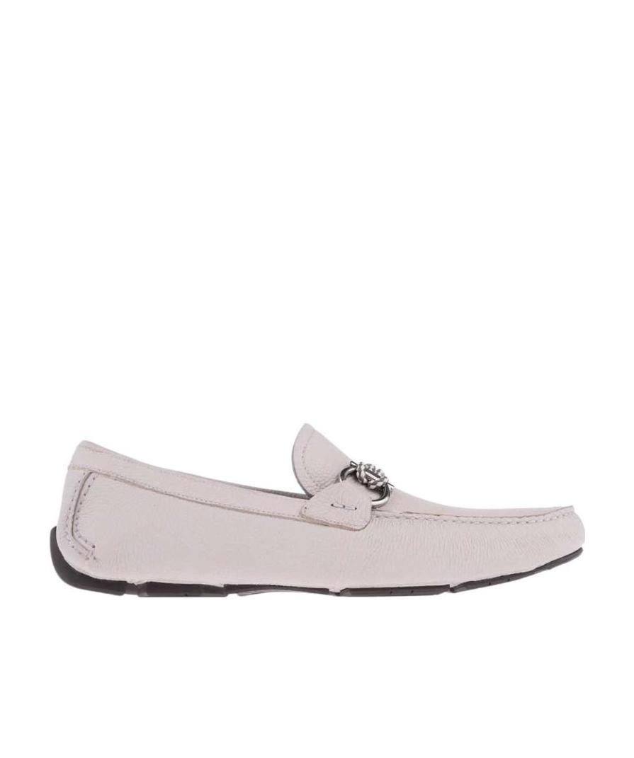 FERRAGAMO DRIVER GANCINI-ORNAMENT LOAFERS