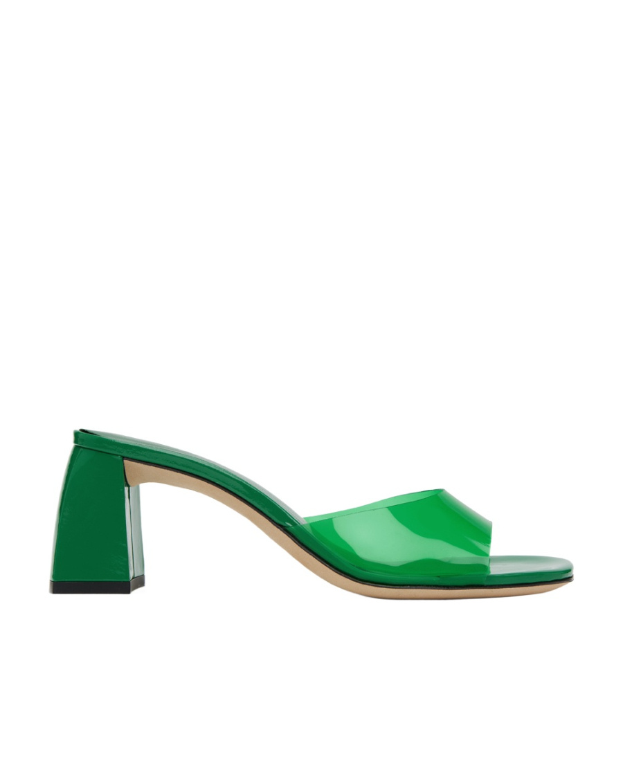 By Far Romy High-heeled Sandals In Green