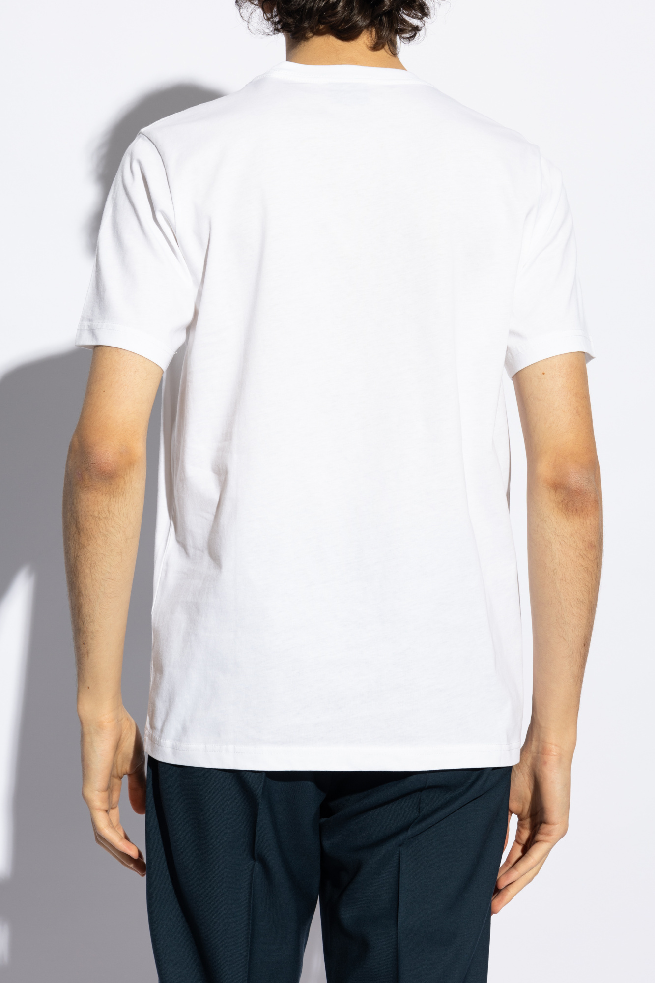 Shop Ps By Paul Smith Smiley Graphic-print Cotton T-shirt In White