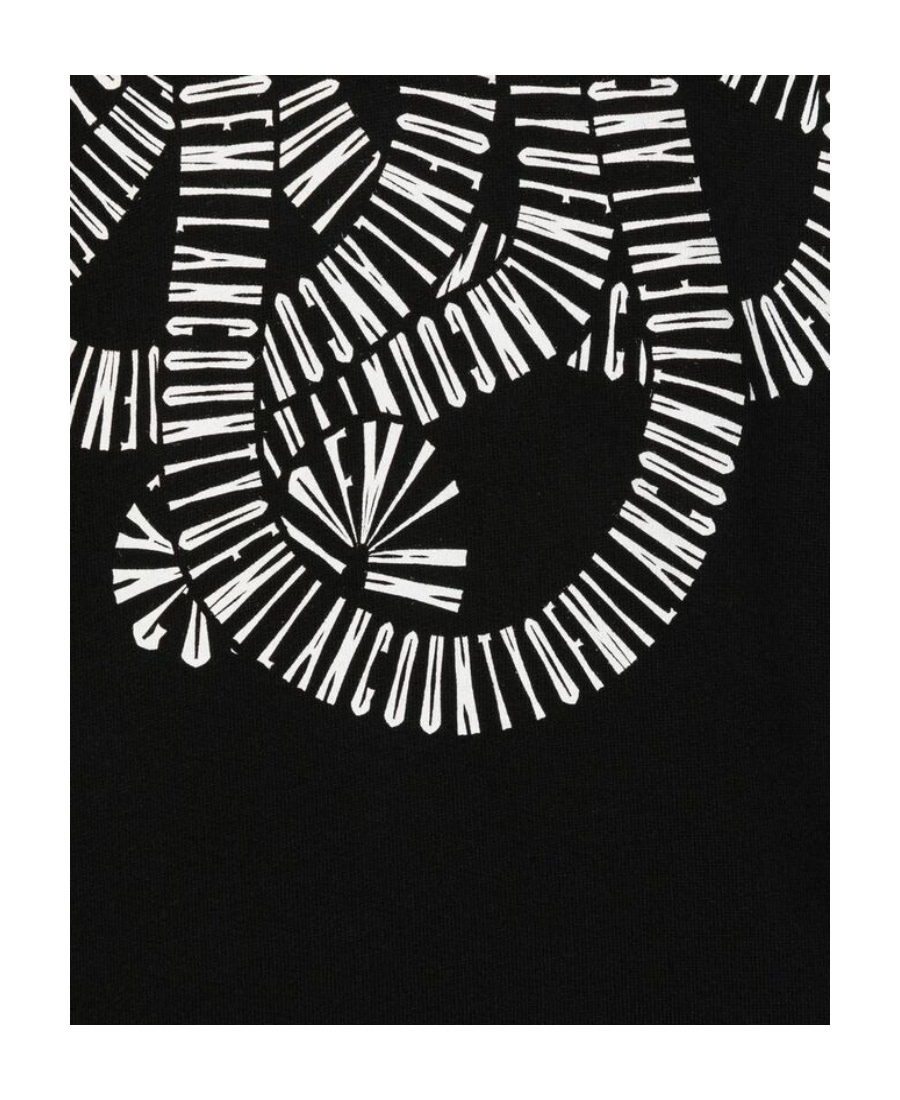 Marcelo Burlon County Of Milan Logo-print Cotton Hoodie In Black
