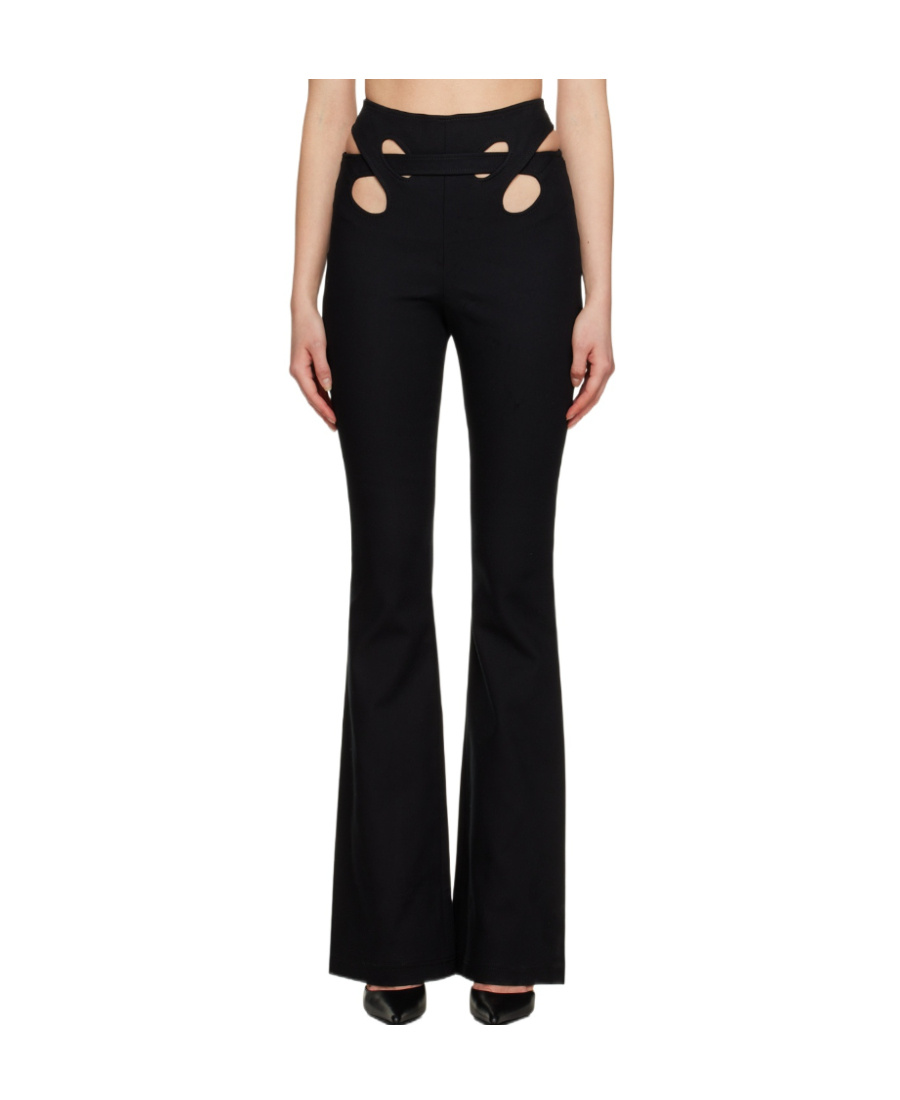 DION LEE INTERLOOP HIGH-WAISTED TROUSERS