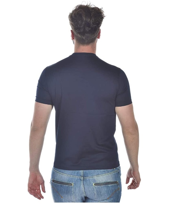 Emporio Armani Printed T-shirt In Black