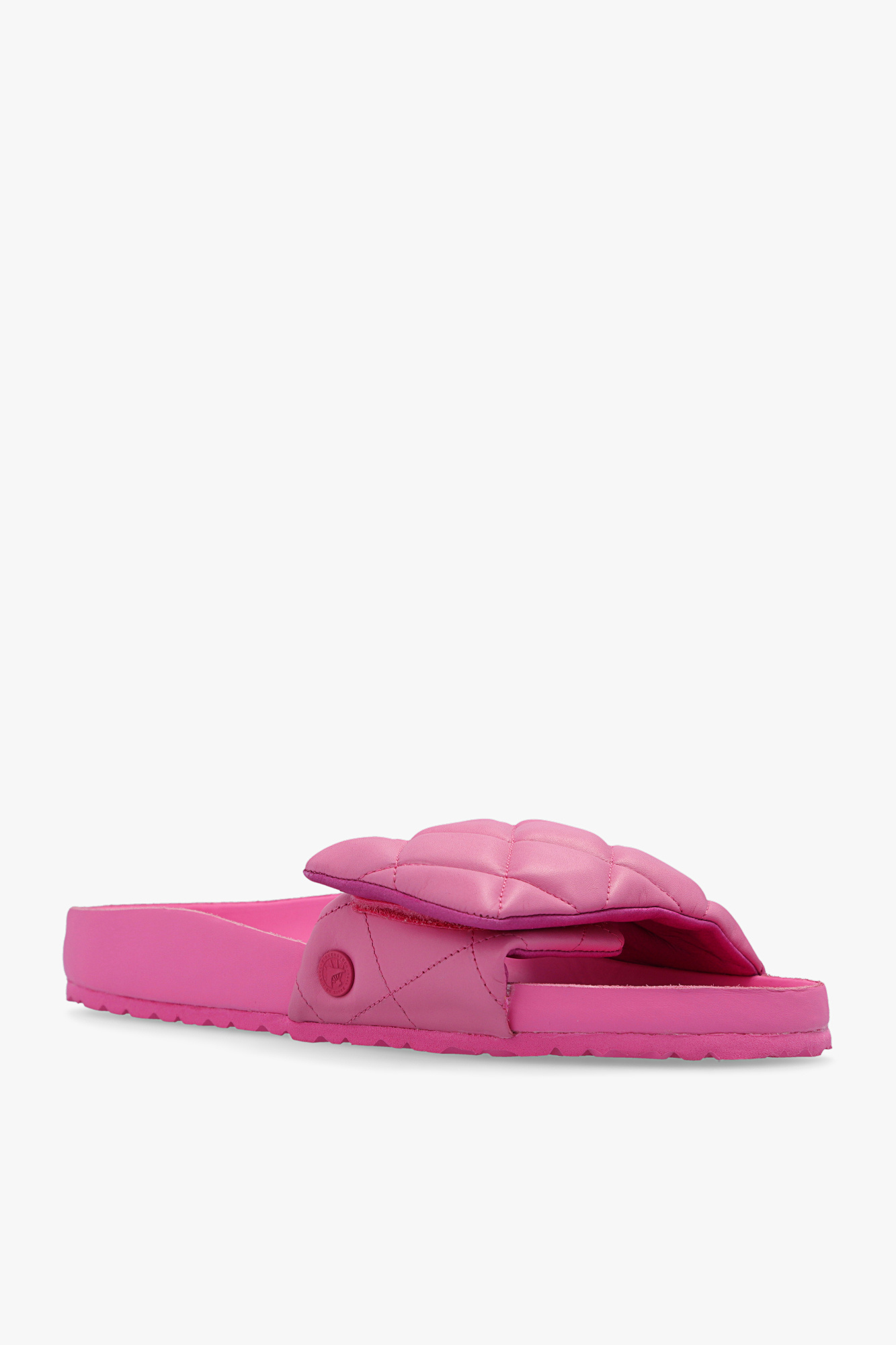 Birkenstock Sylt Padded Leather Sandals In Pink