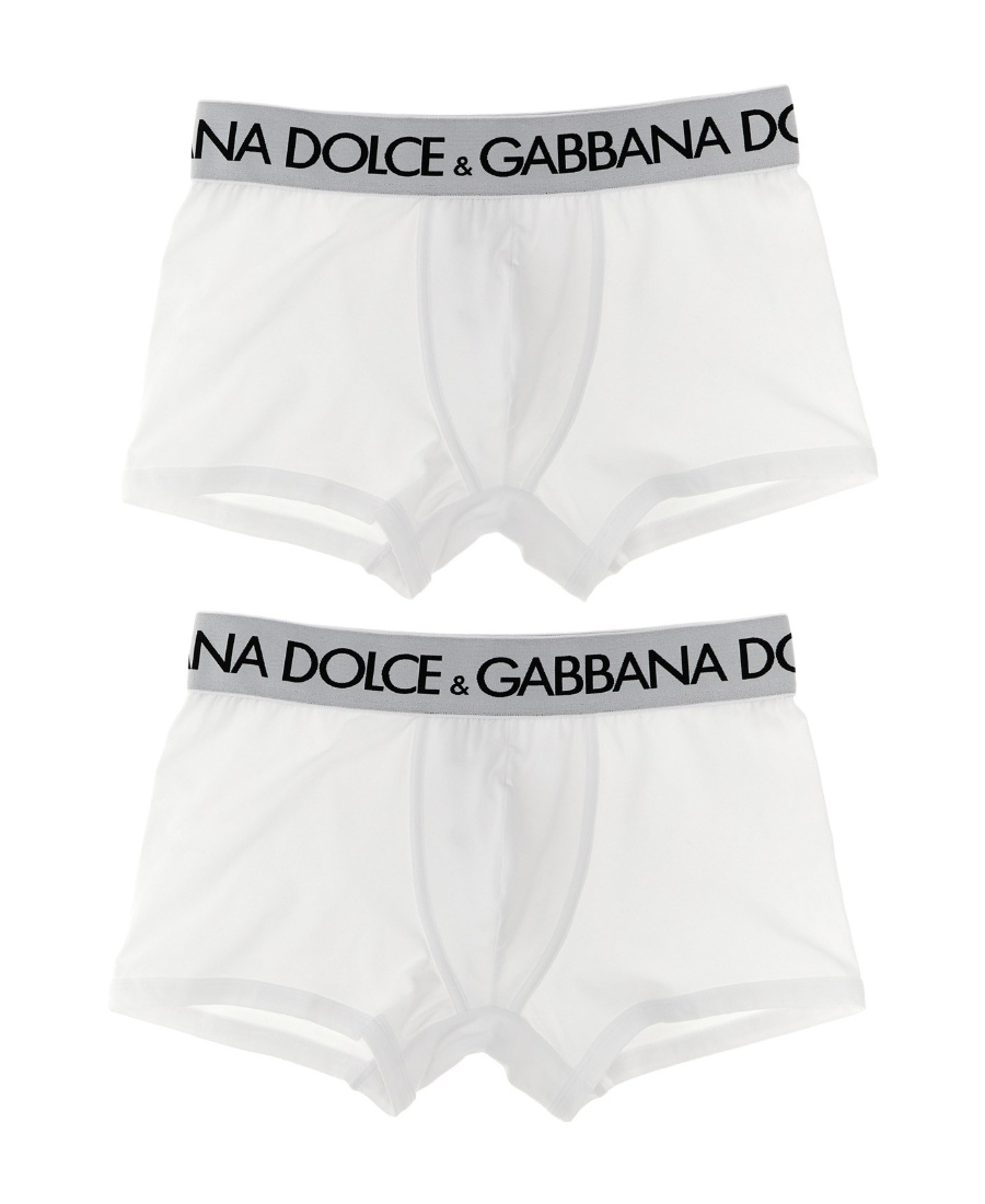 Dolce & Gabbana Two-pack White Boxers In White
