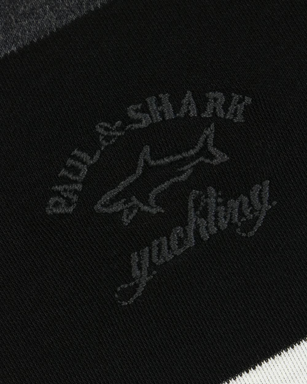 Shop Paul & Shark Logo Long-sleeved T-shirt In Black