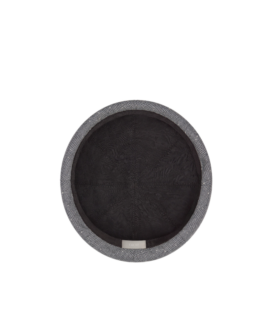 Dior Wool Logo Bailey Hat In Gray