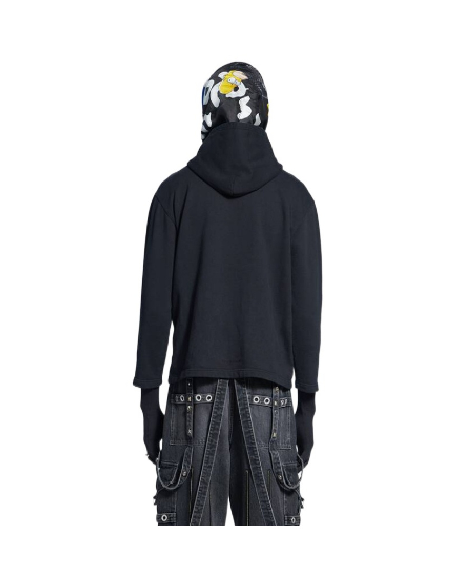 Shop Balenciaga X The Simpsons Graphic-print Hoodie