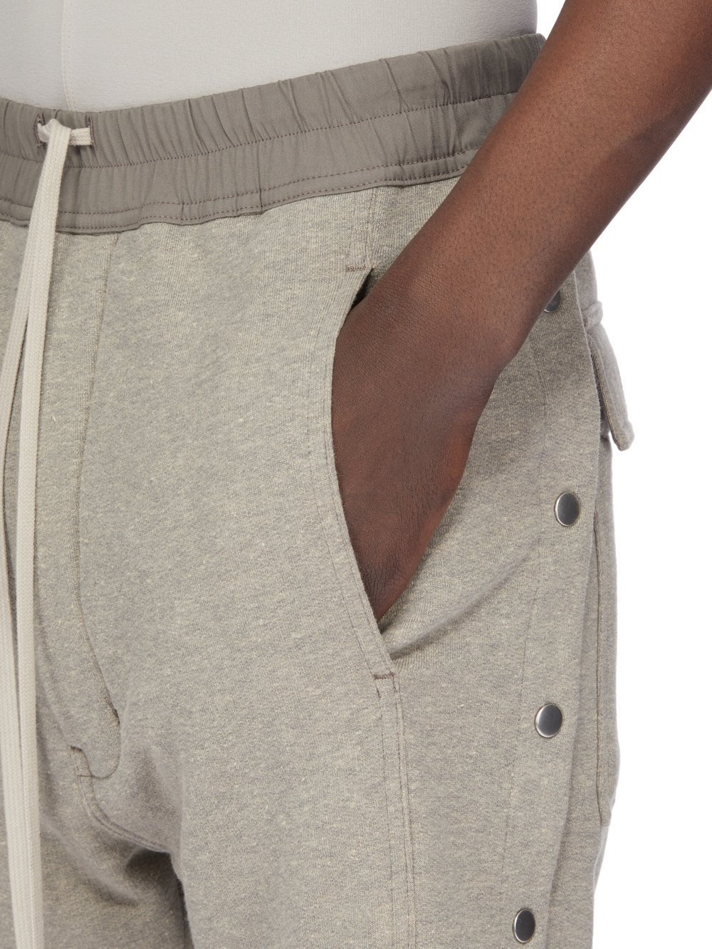 Rick Owens Drkshdw Drawstring Shorts In Gray