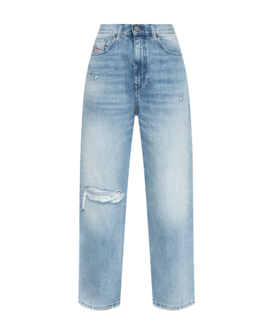 Diesel 2016 D-air Mid-rise Boyfriend Jeans In Blue