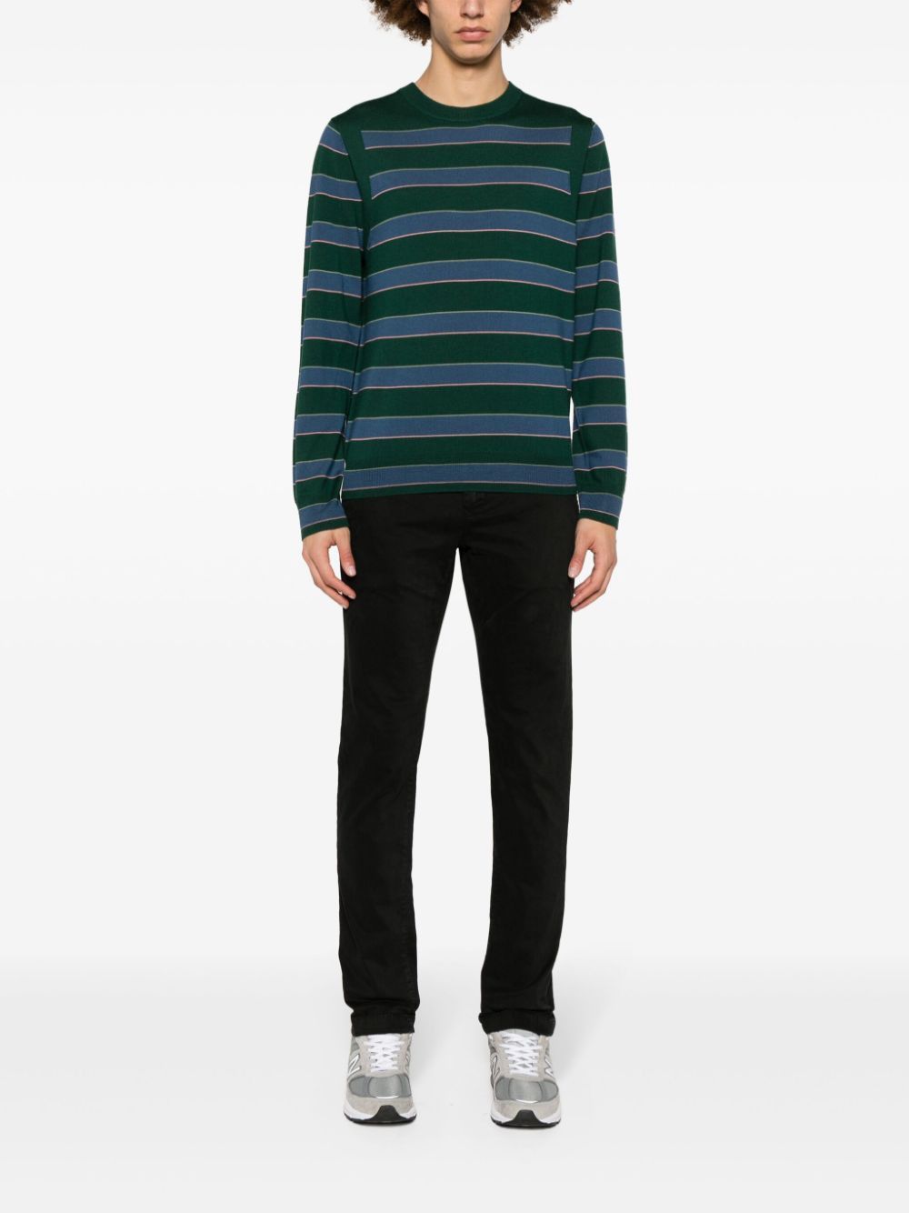 Jacob Cohen Bobby Mid-rise Tapered Chinos In Black