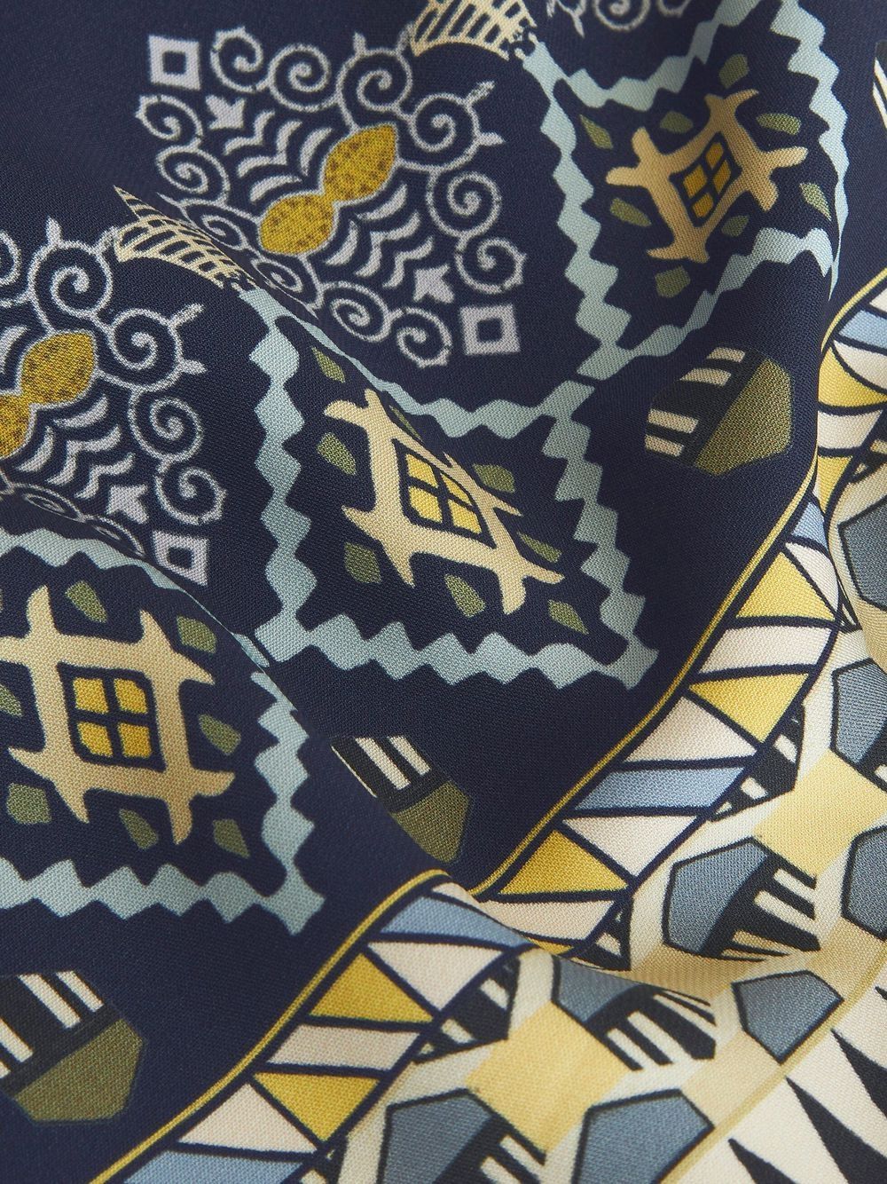 Etro Stretch Viscose Dress With Embroidered Geometric Pattern In Black