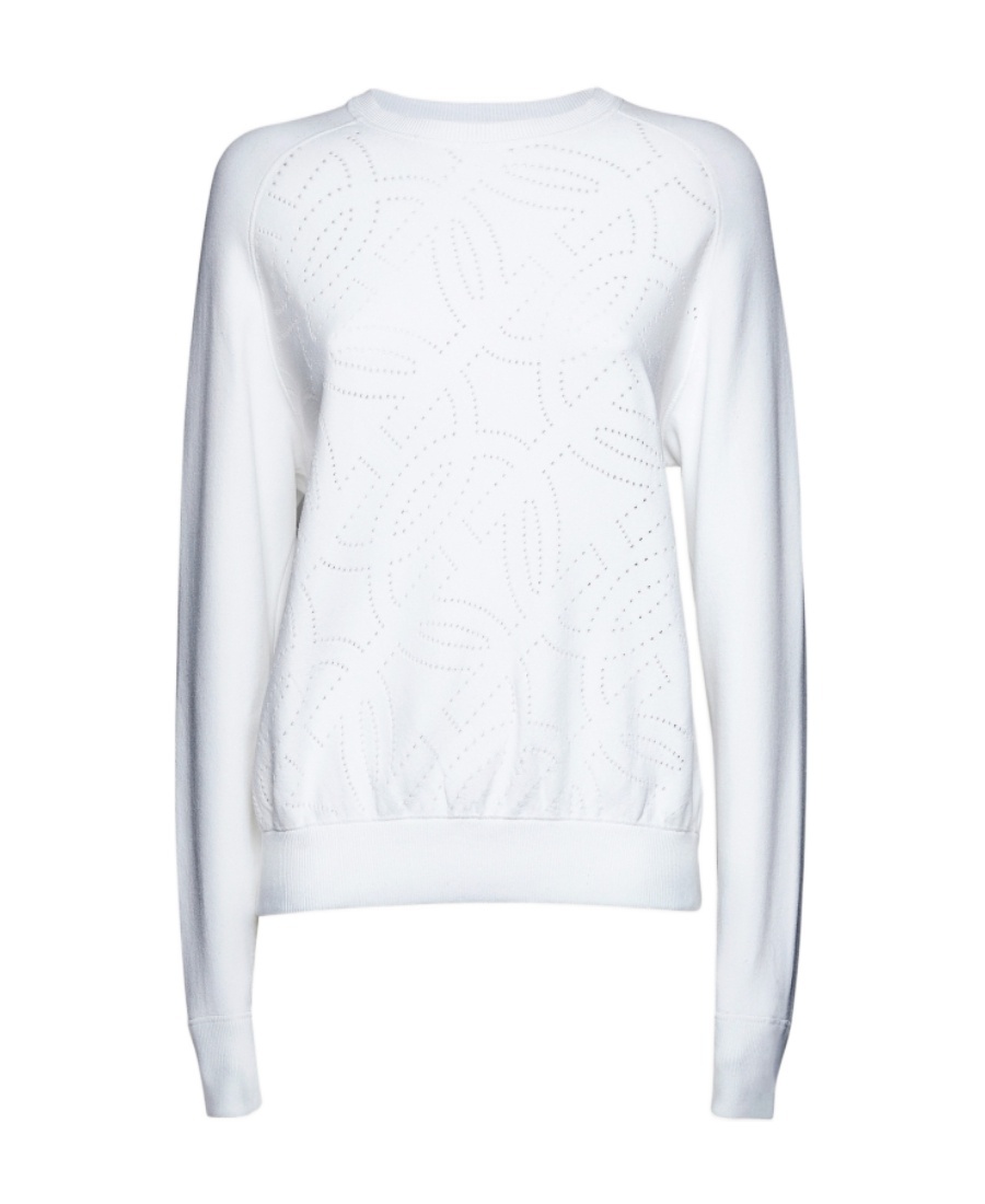 Ferragamo Hollow T-shirt In White