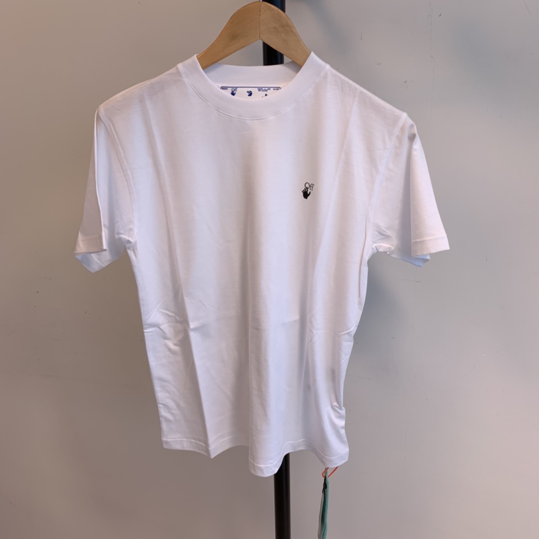 Off-white Flock Arrows Short-sleeve T-shirt In White