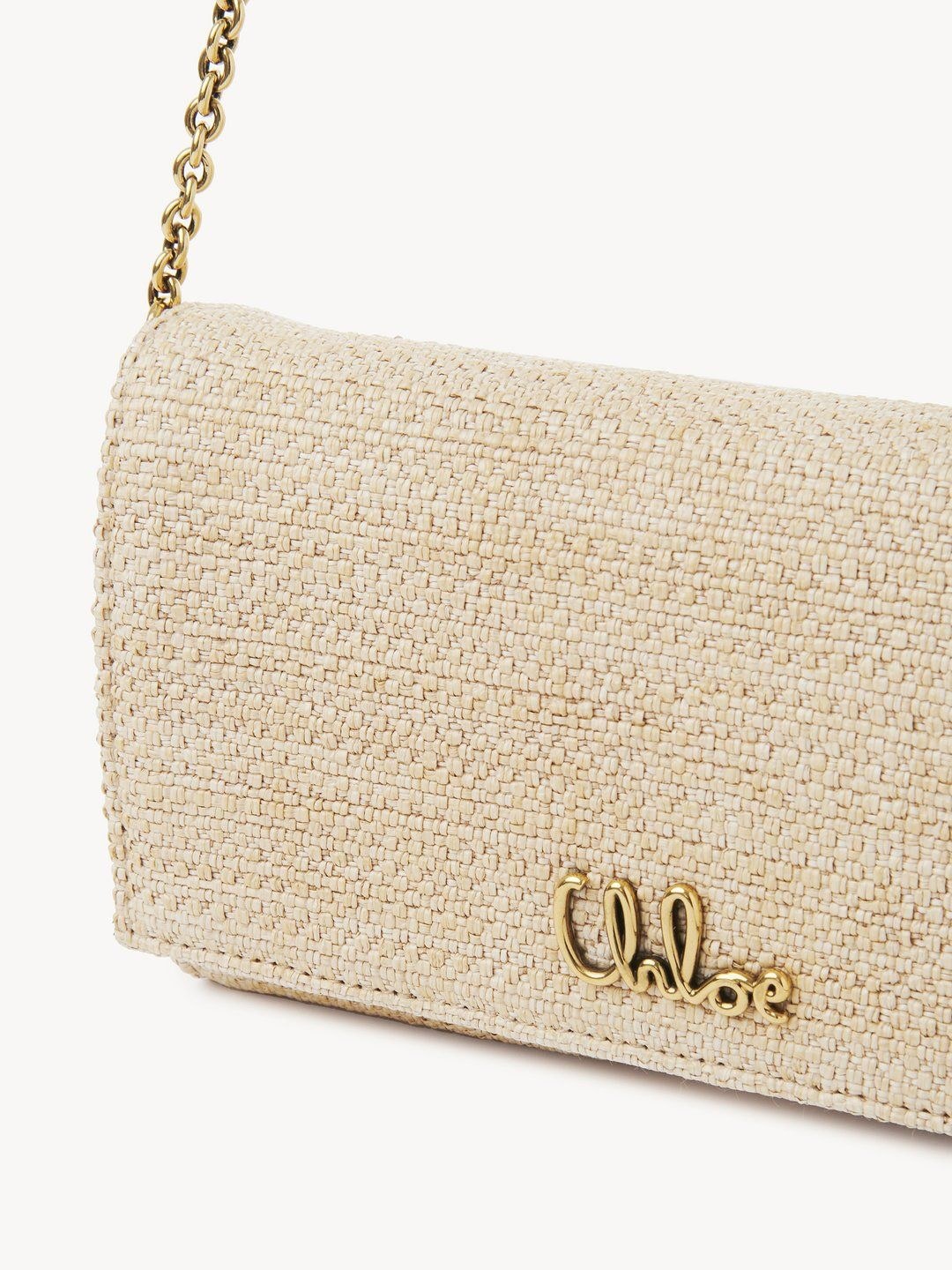 Chloé Flap Shoulder Bag In Nude