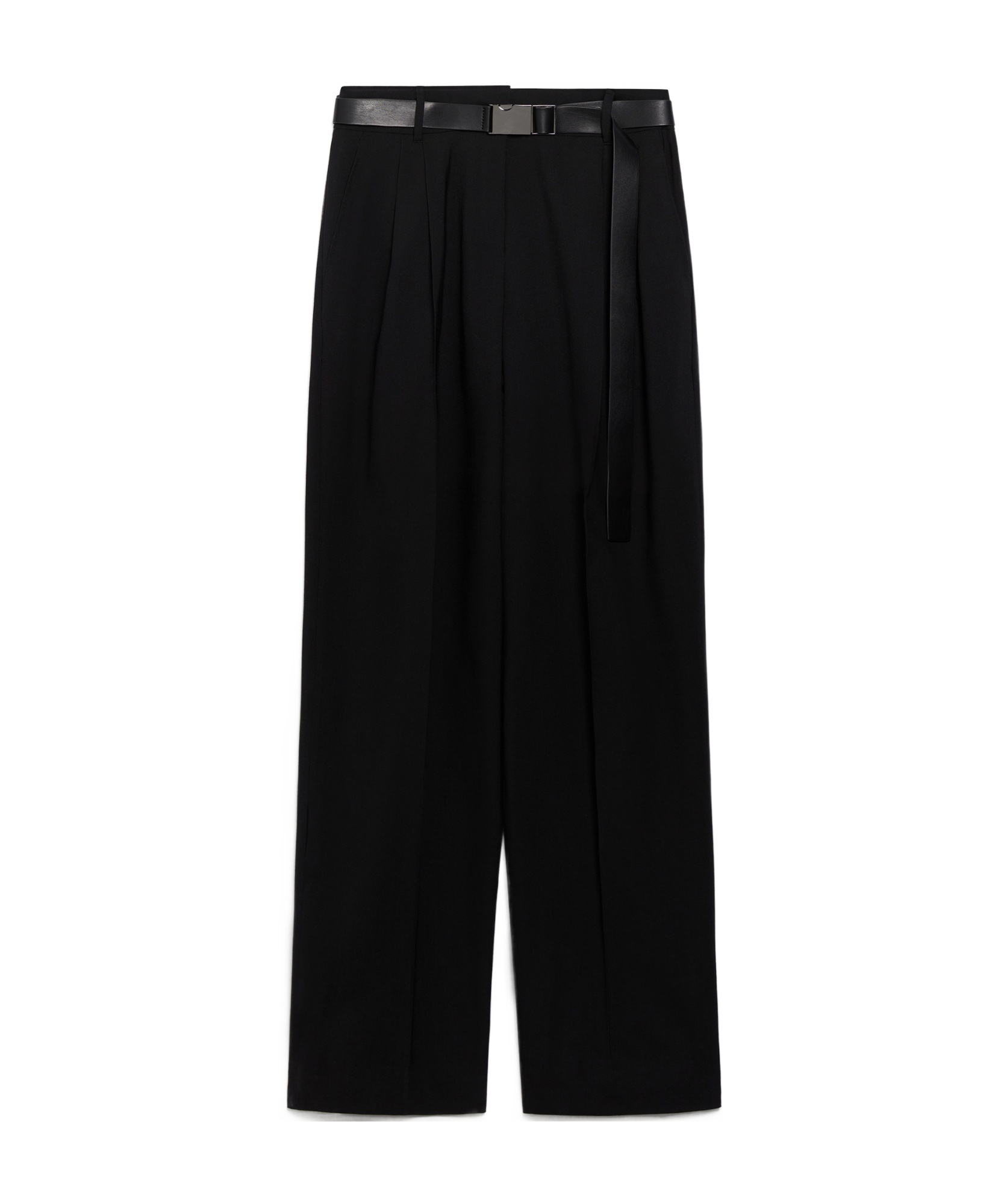MAX MARA WOOL TWILL TROUSERS