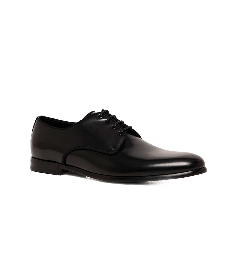 Dolce & Gabbana Leather Derby. In Black