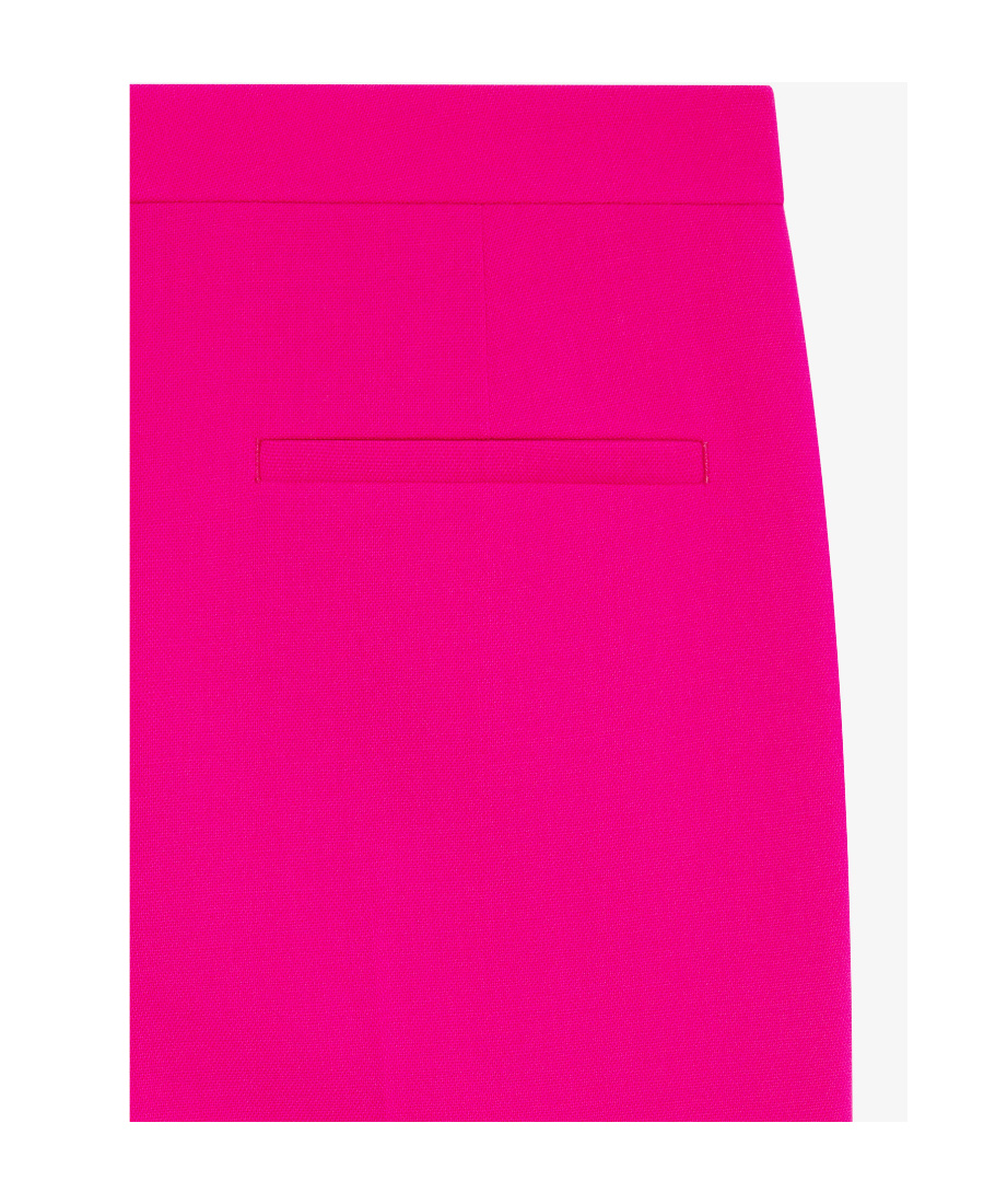 Givenchy Wool-blend Flared Trousers In Pink