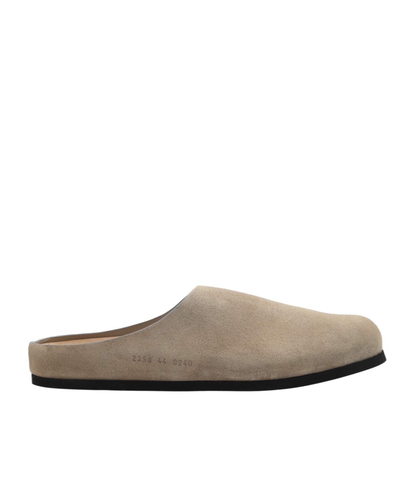 Common Projects Round Head Slippers In Gray