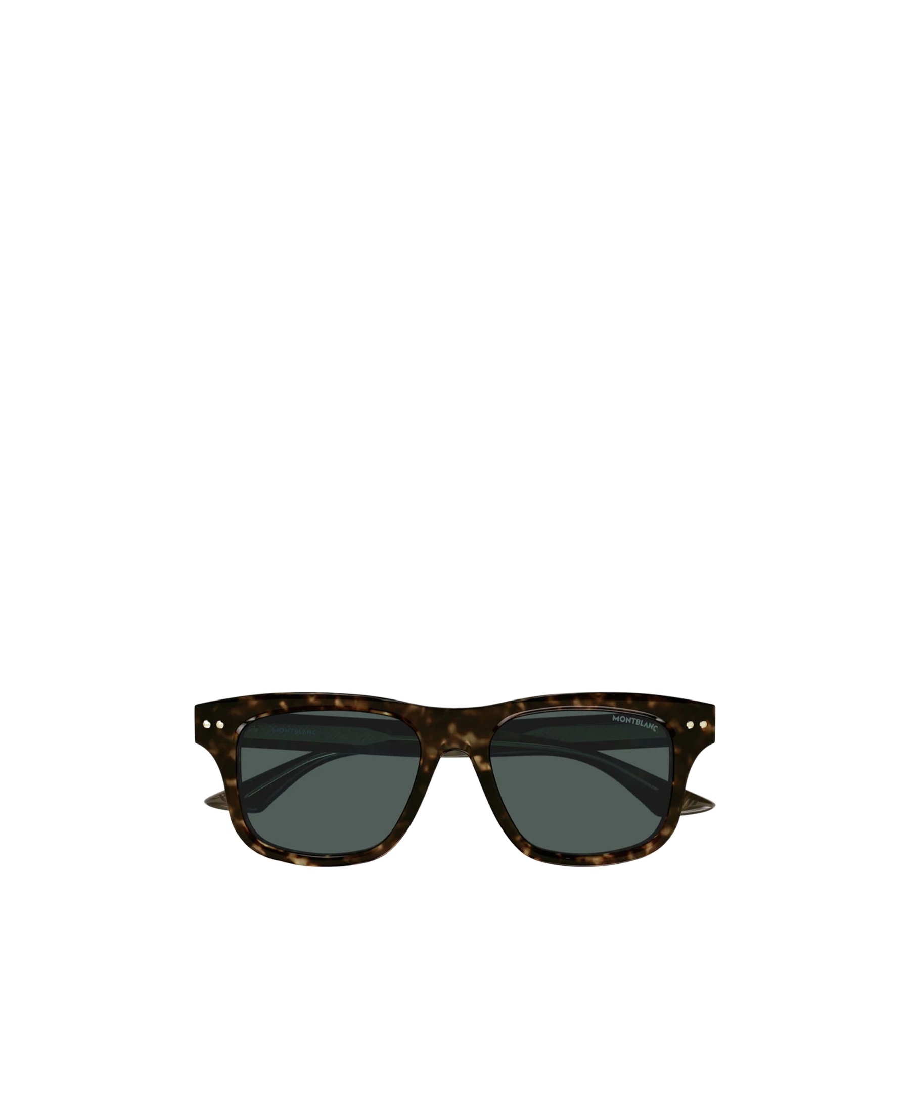 Montblanc Mb0319s Linea Snowcap 002 Sunglasses In Black