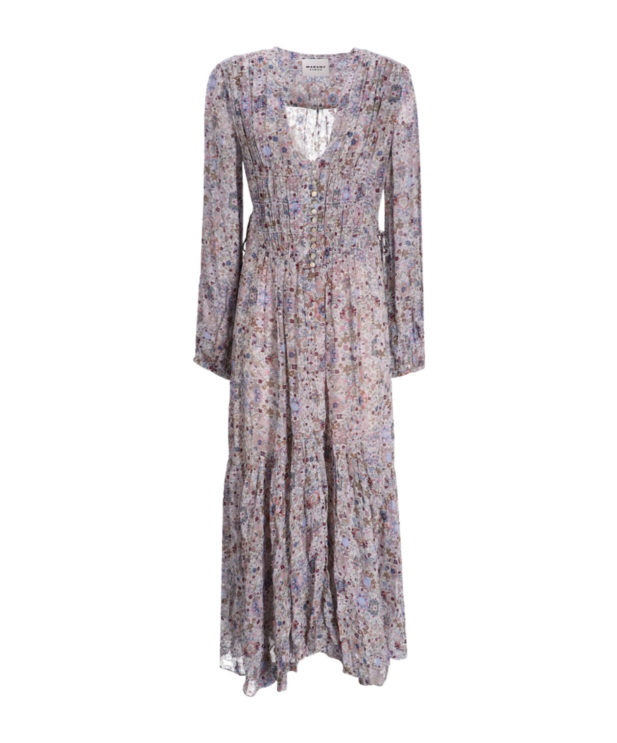 Isabel Marant Long-sleeved Dress In Brown