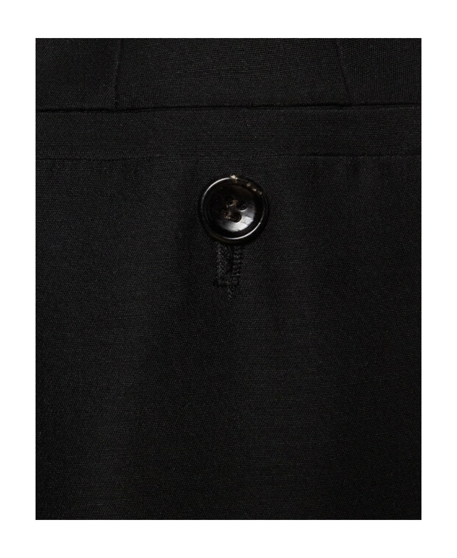 Gucci Front Slit Tailored Trousers In Black