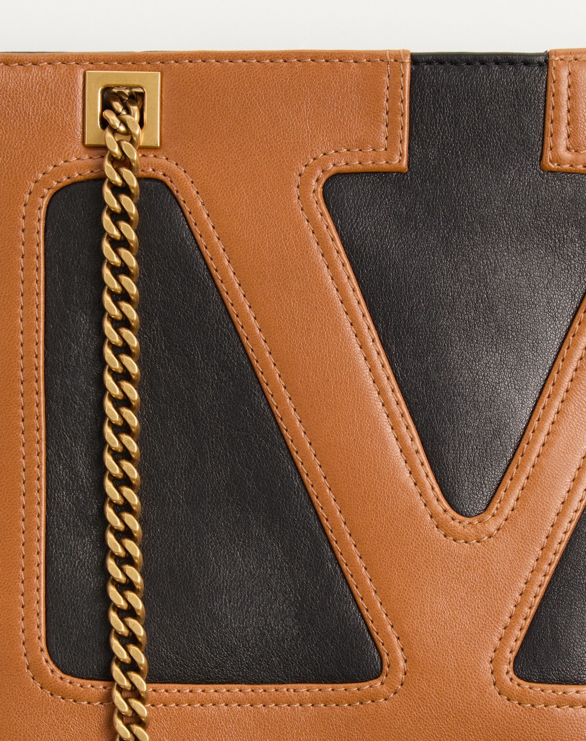 Valentino Viva Superstar Small Tote Bag In Brown