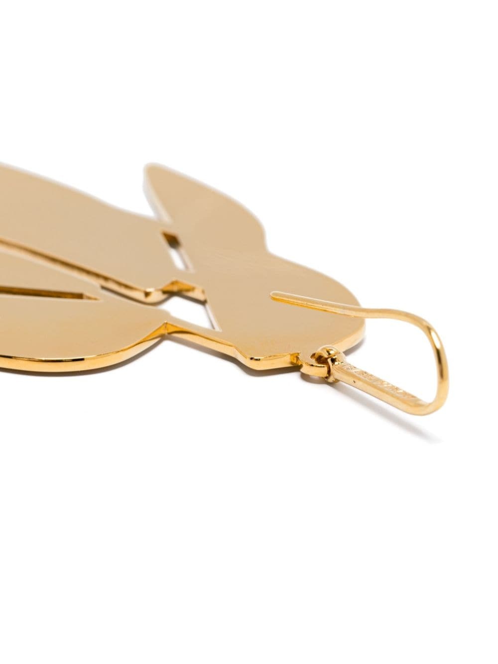 Isabel Marant Leaf Dangle Earrings In Yellow