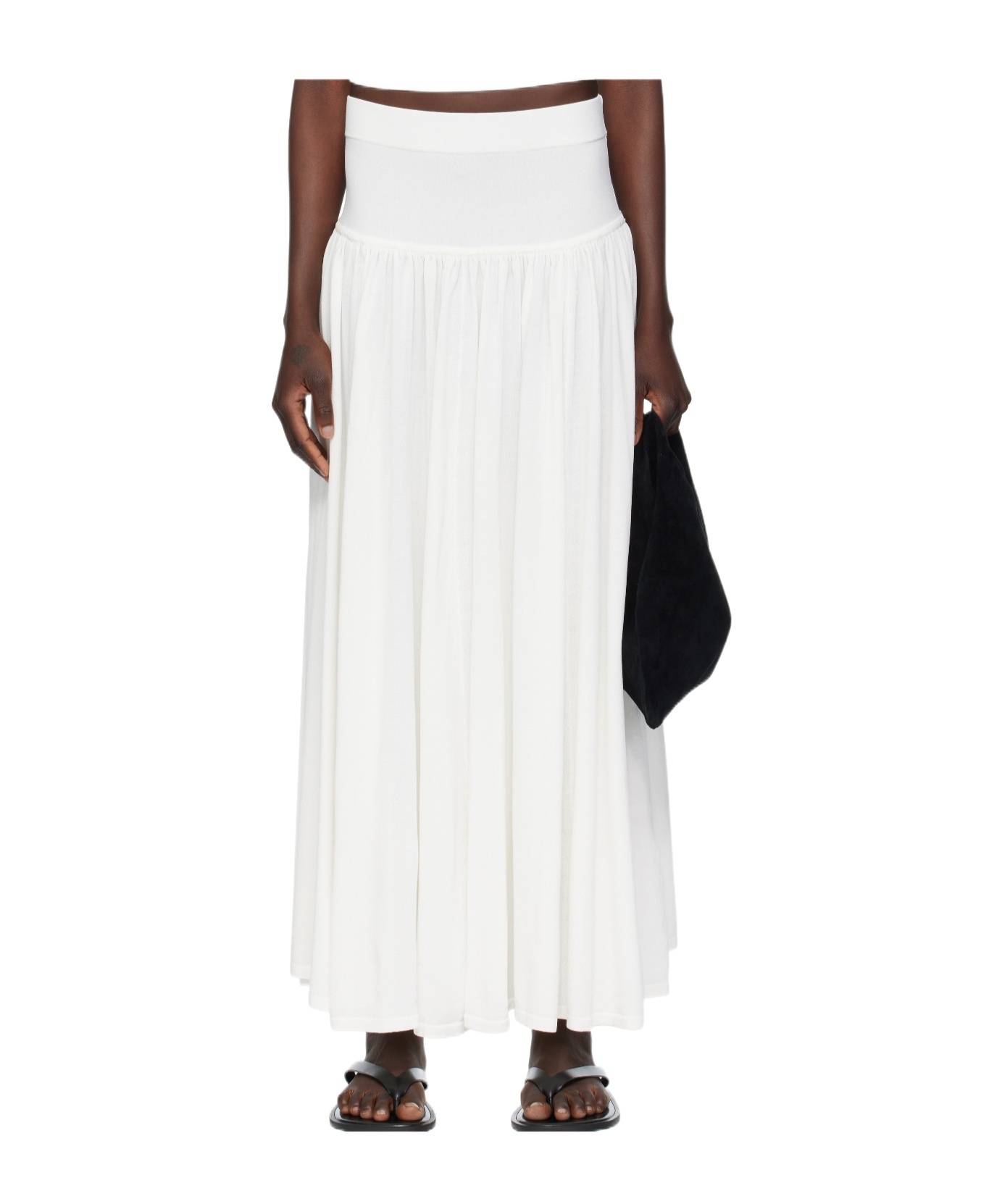Loulou De Saison Romy Maxi Skirt In White
