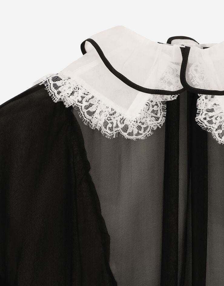 Dolce & Gabbana Long Sleeve Shirt In Black