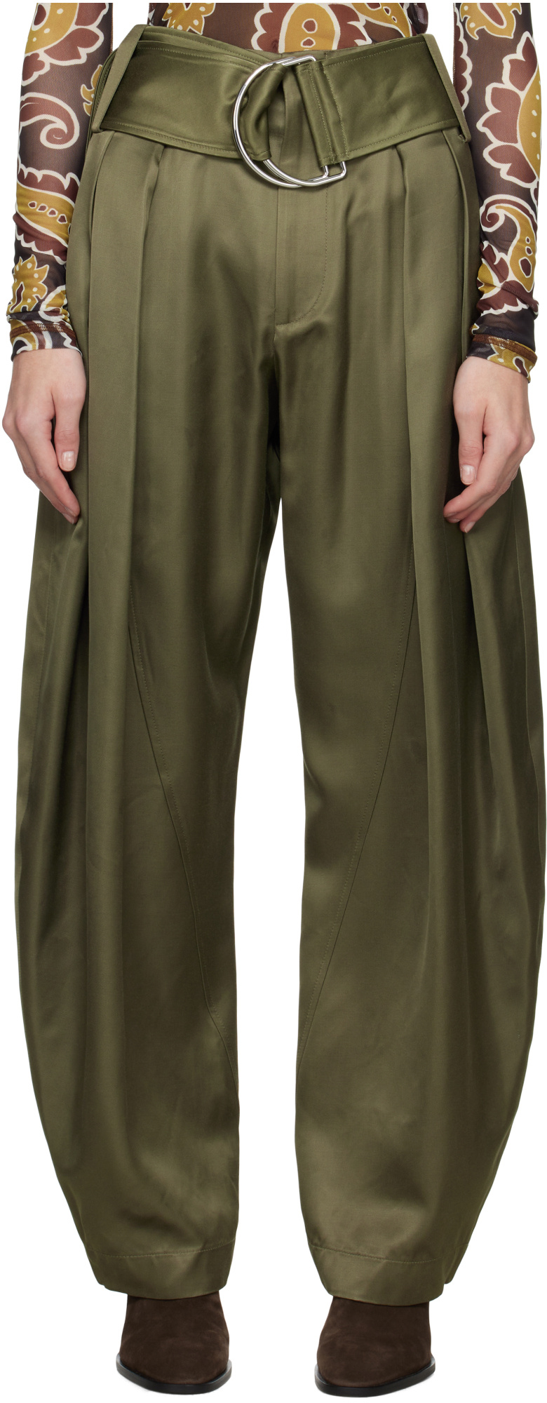 Jw Anderson High Waist Casual Pants