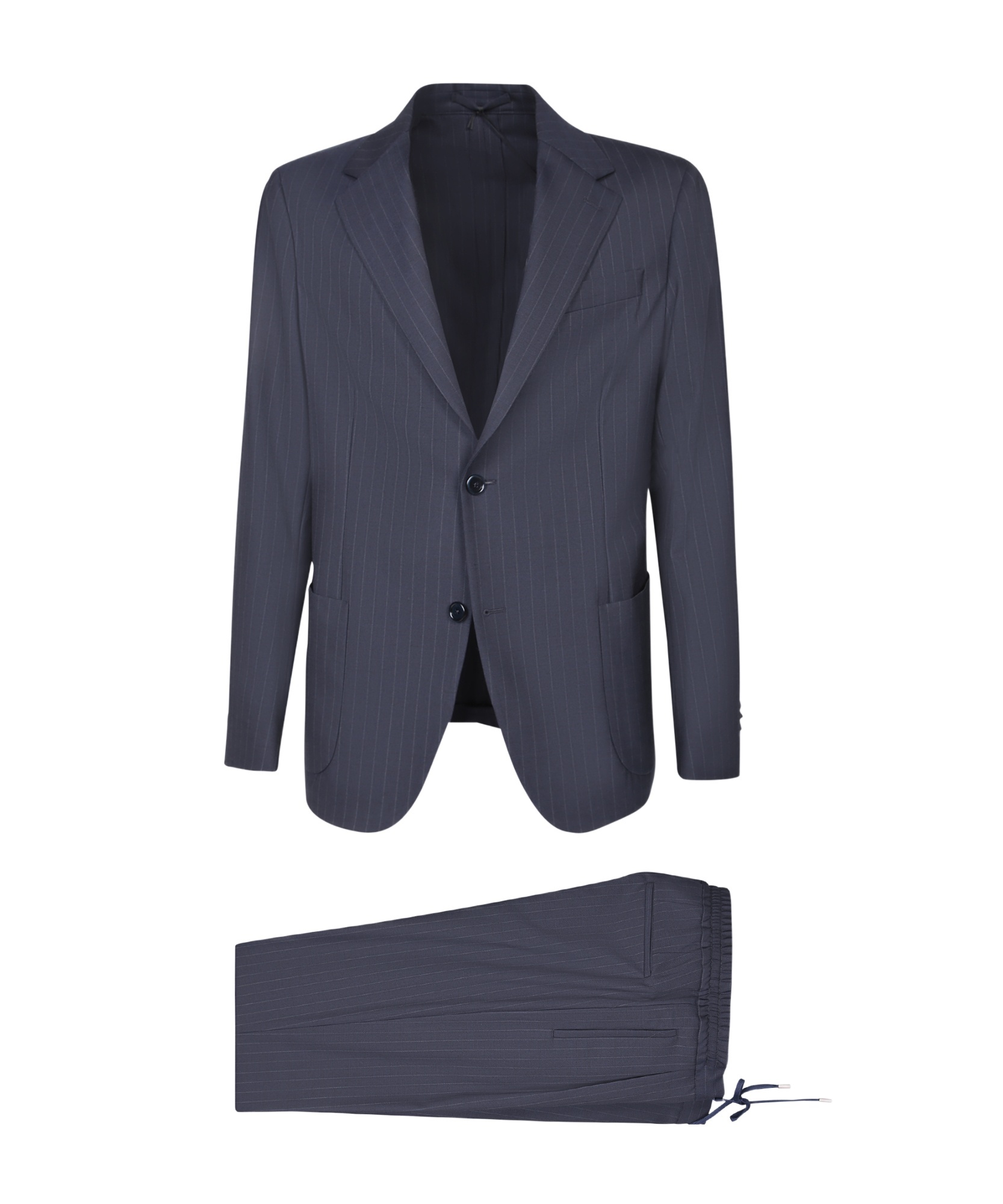 Lardini Wool Suit In Blue