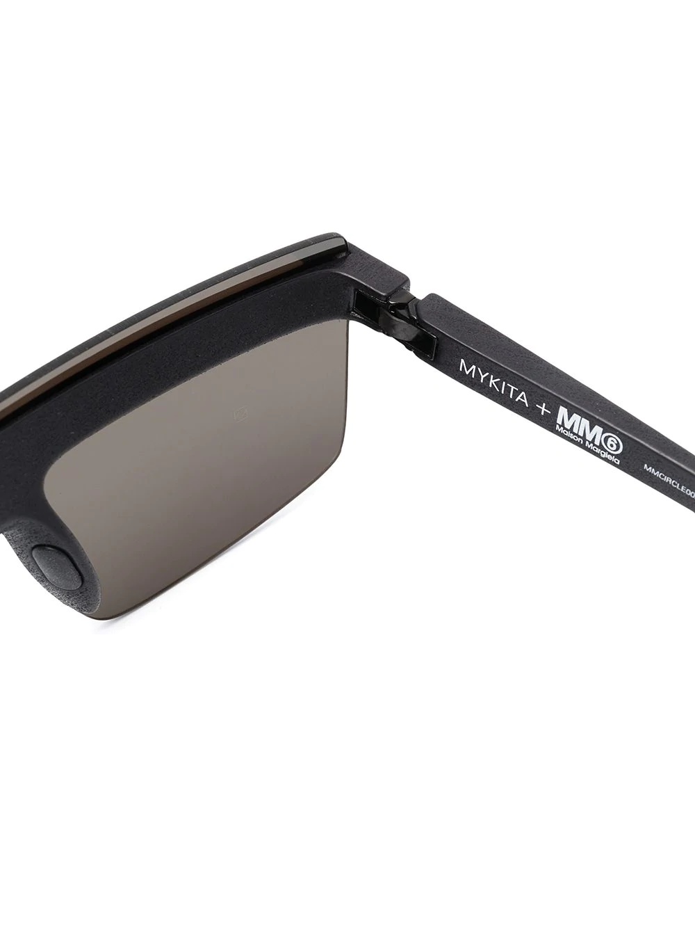 Mykita Tinted Oversize-frame Sunglasses In Gray