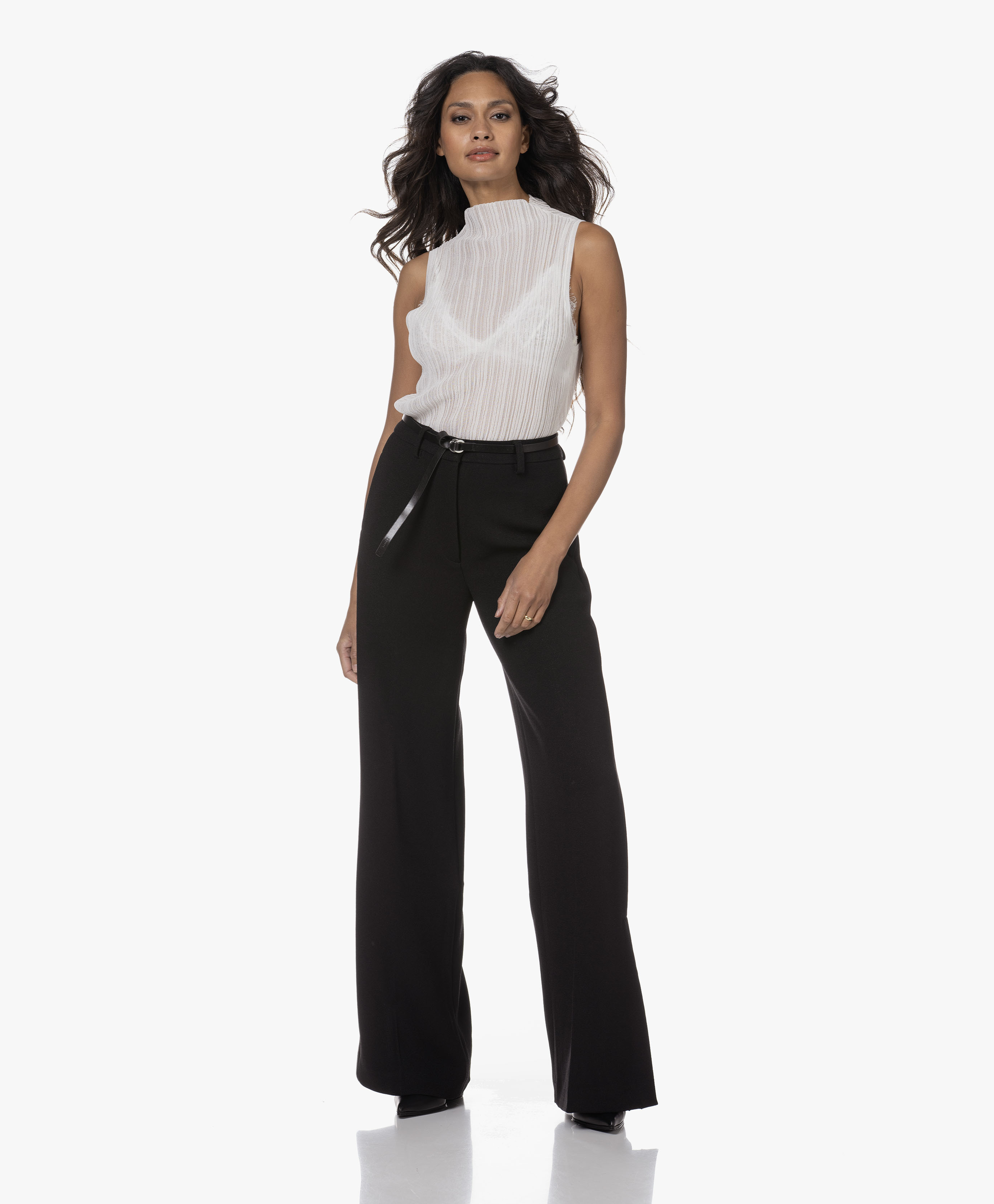 ANINE BING HARLOW RIBBED TOP 