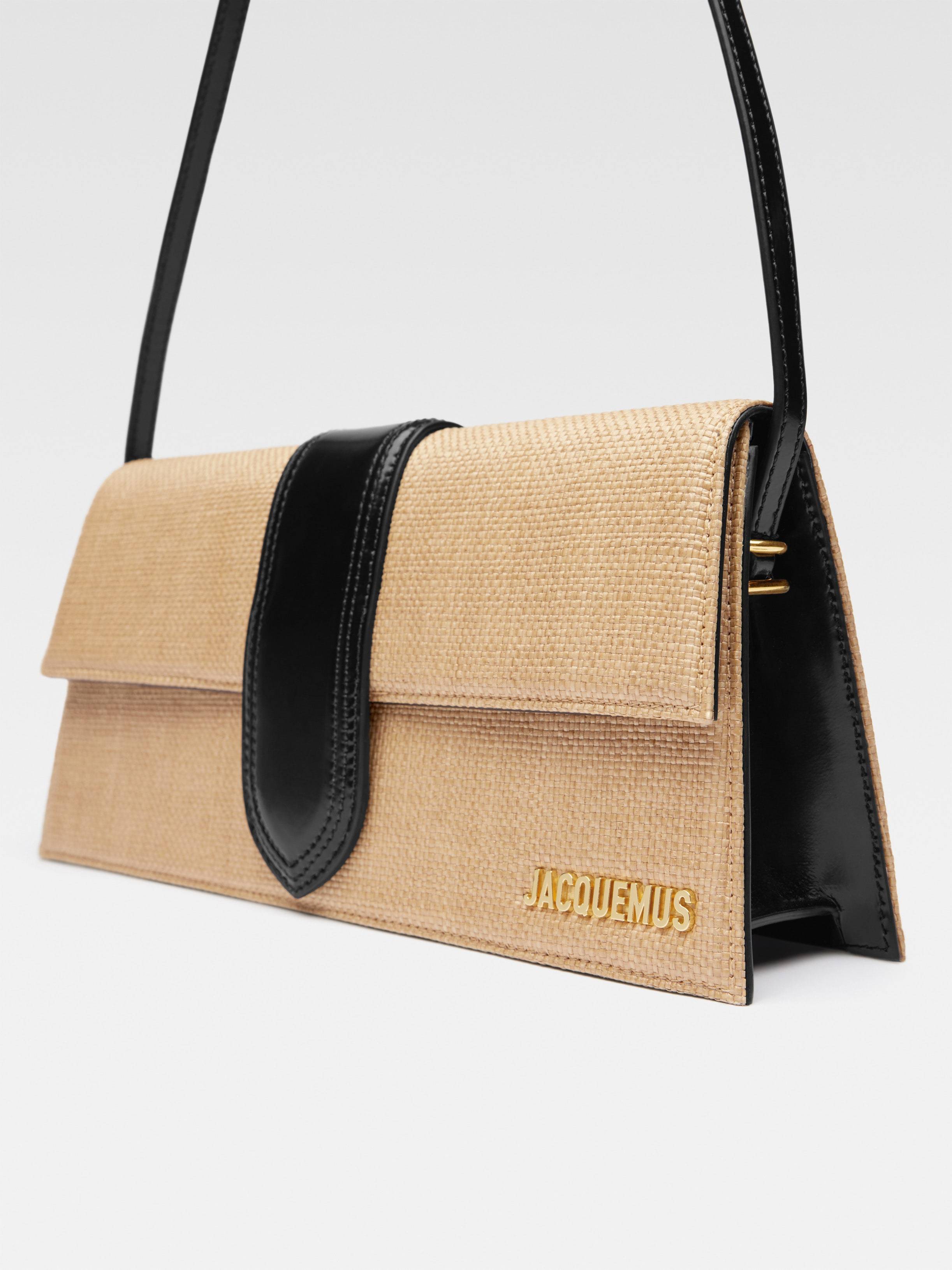 Jacquemus Chic Mini Long Shopping Bag In Nude