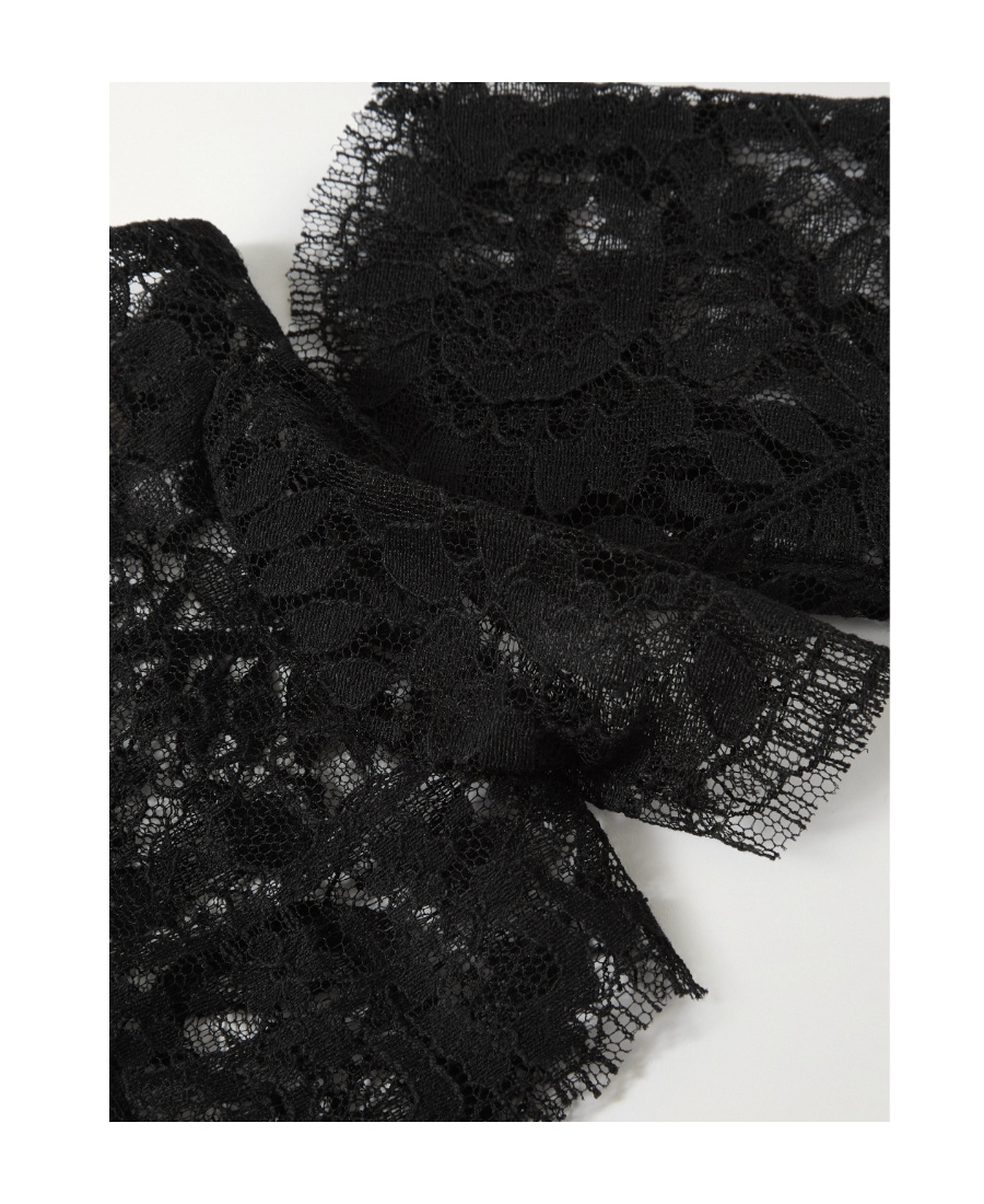 Gucci Lace Gloves In Black