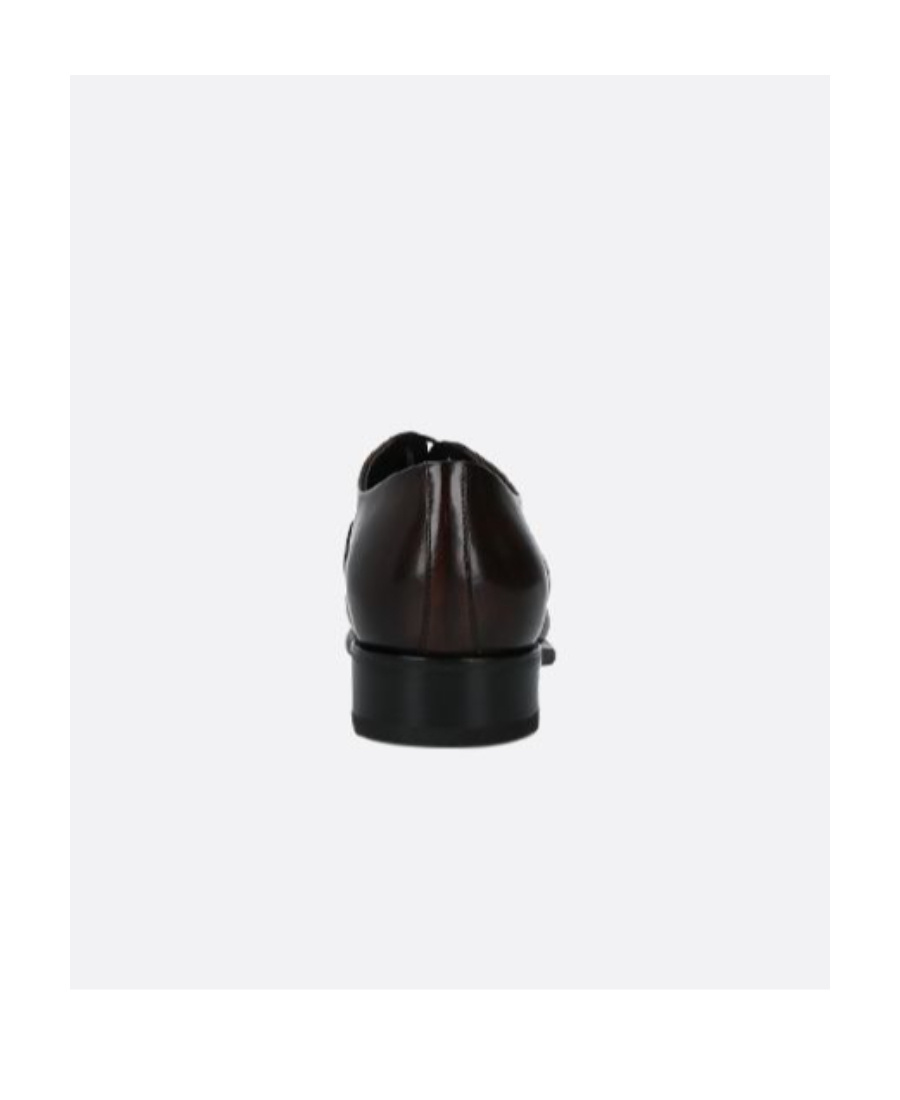 Santoni Classic Lace-up Oxford Shoes In Black