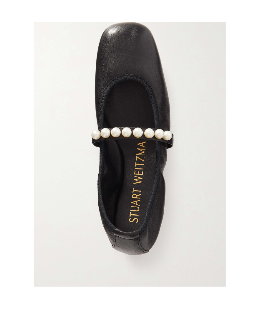 Stuart Weitzman Ballet Flats Woman Color Black In Black