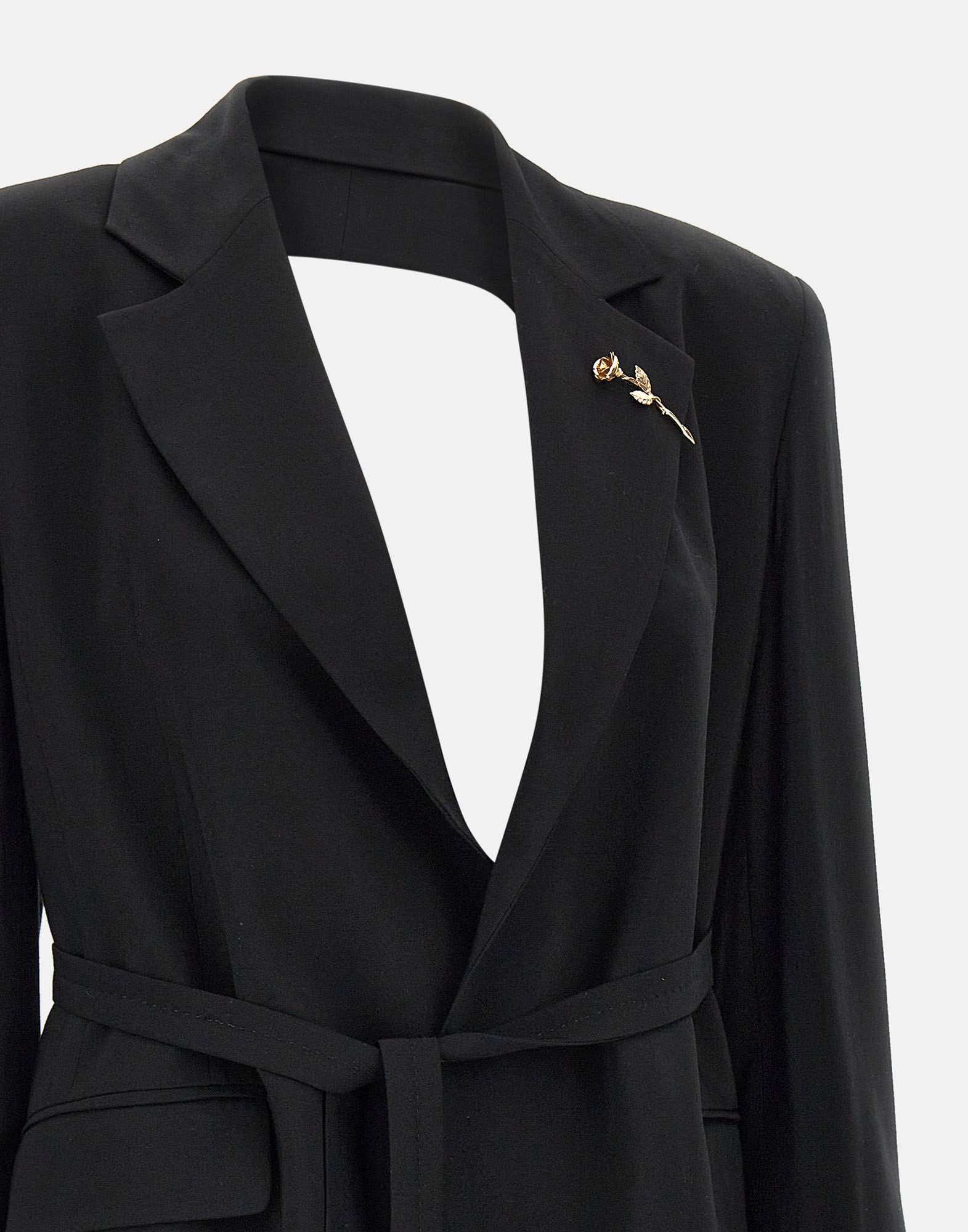 Marella X Emily Ratajkowski Cutout Blazer In Black