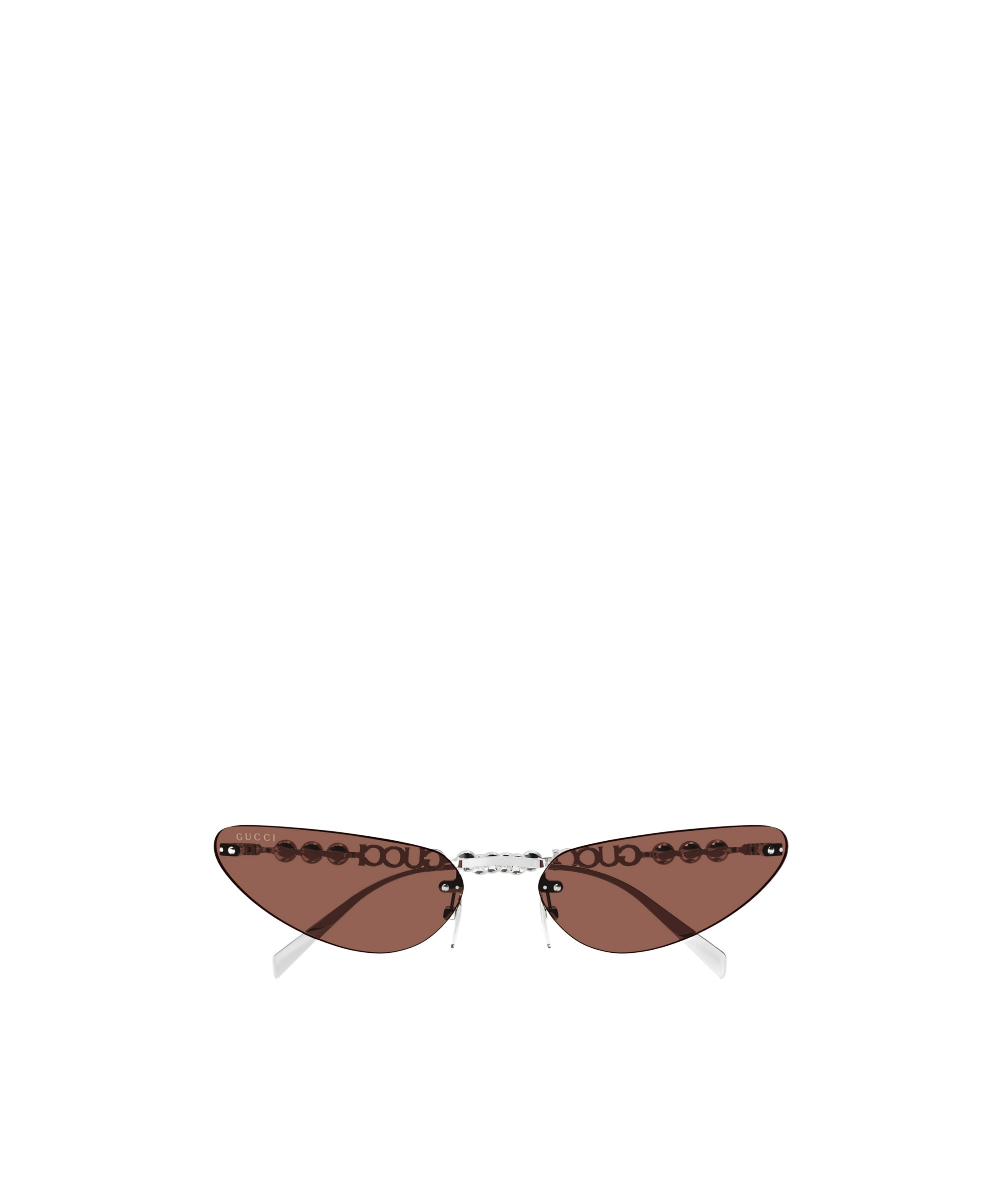 Gucci Eyewear Cat-eye Frame Sunglasses In Brown