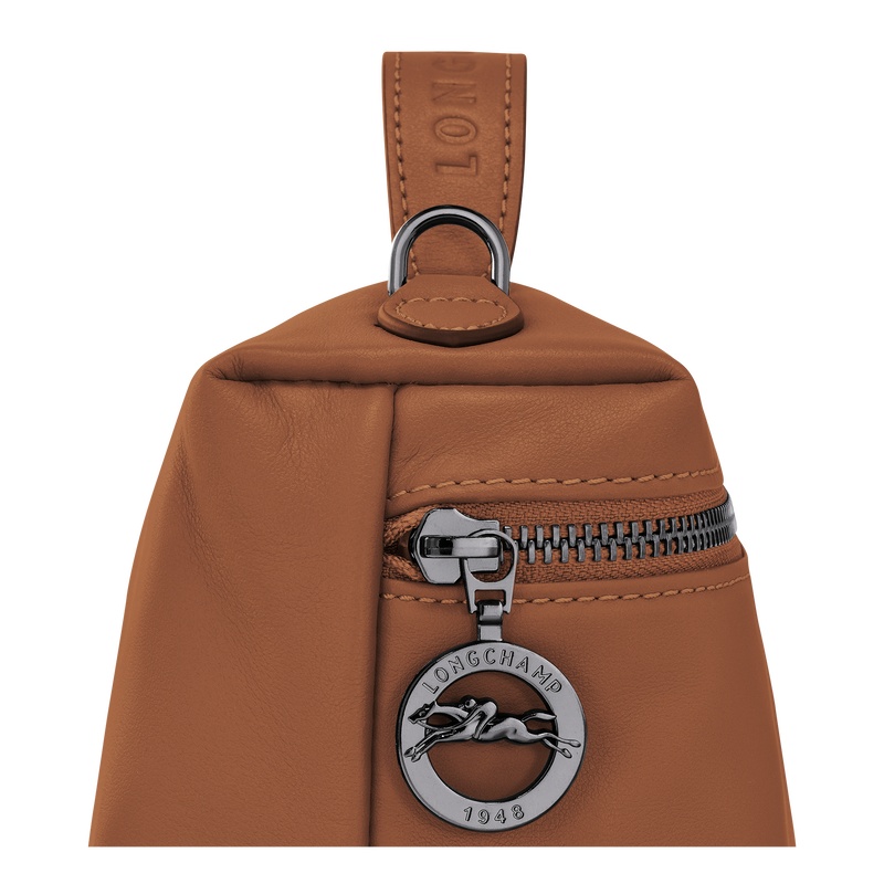 Longchamp Le Pliage Xtra Xs Satchel Bag In Brown