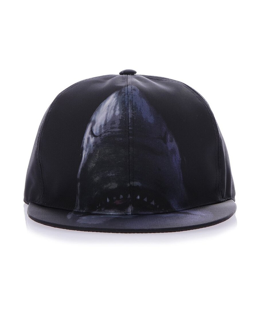 Givenchy Shark Print Cap In Black