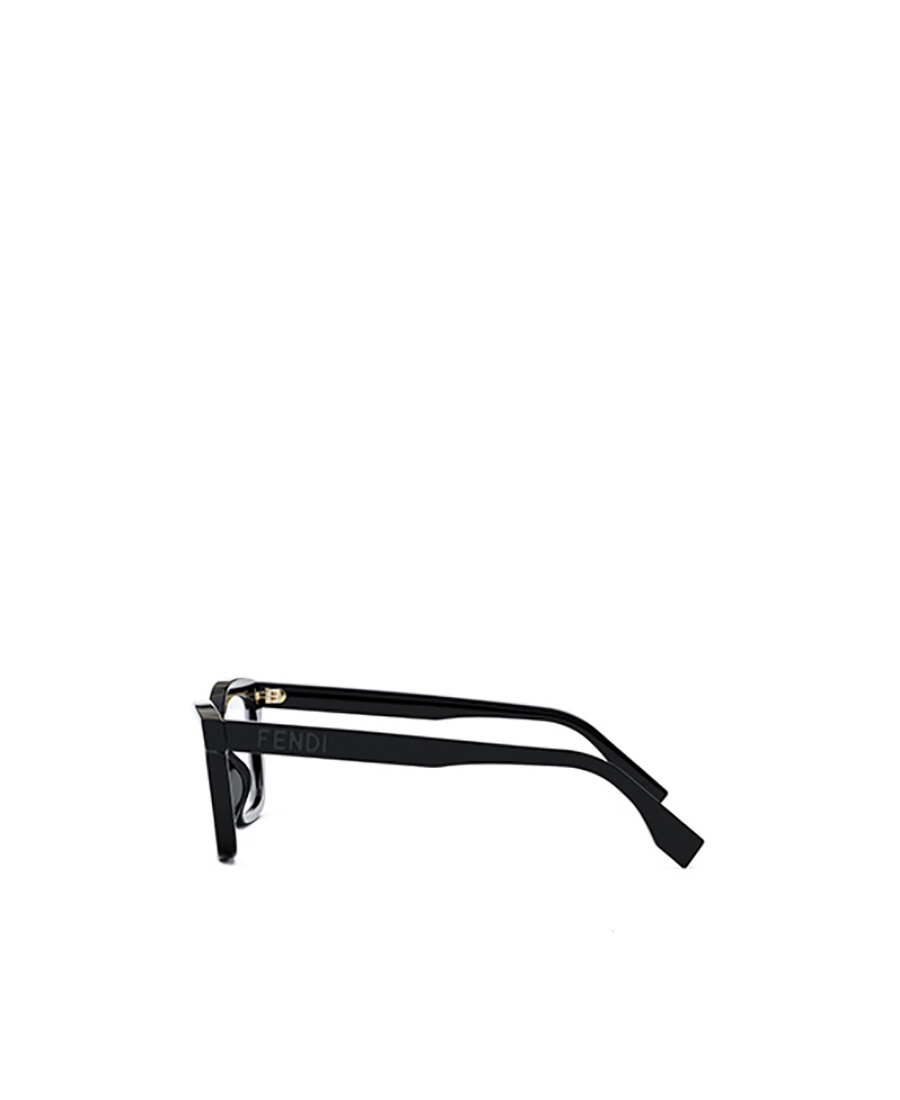 Fendi Eyewear Rectangle Frame Glasses In Black