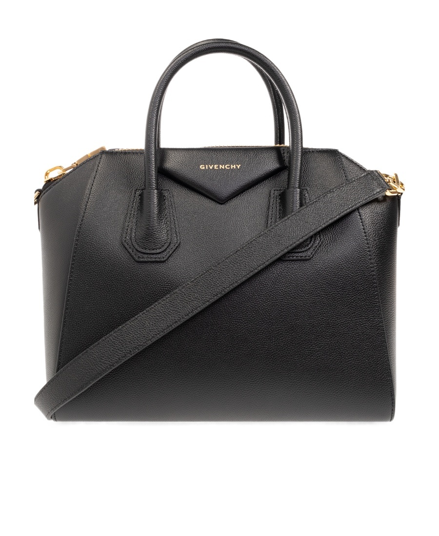 Givenchy Versatile Compact Tote Bag With Adjustable Strap In Black
